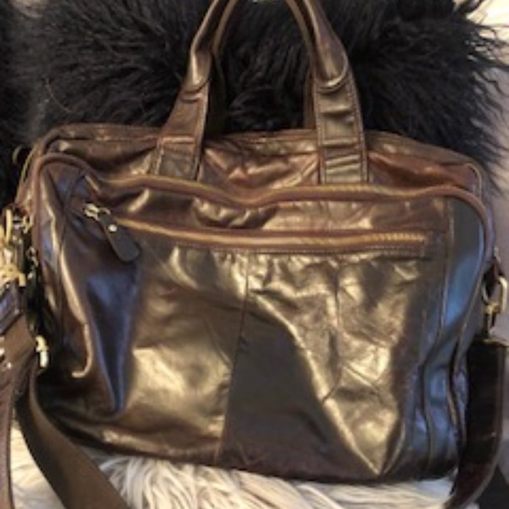 Leather bag 💼 made in Italy Unisex